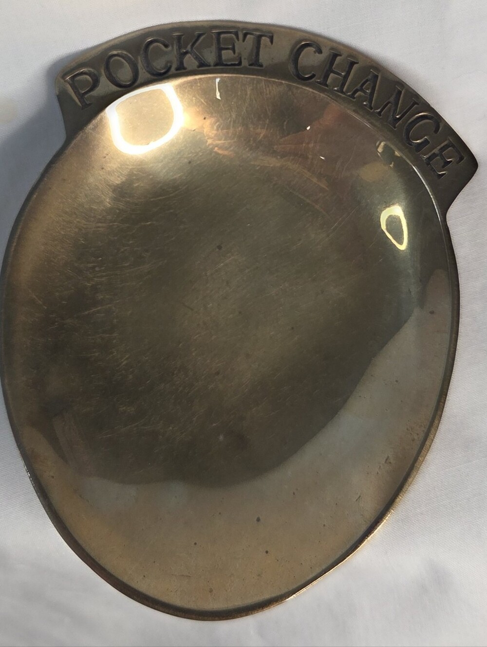 Pocket Change Brass Catchall Tray - Brass Finish